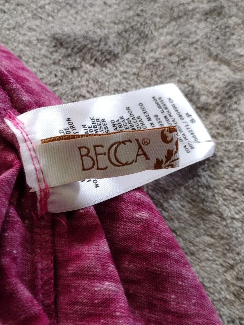 BECCA Womens Beach Date Strapless Sarong Mini Dress Swim Cover Pink S New